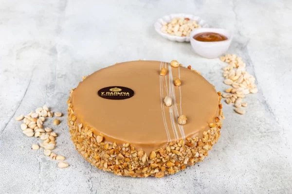 Торт С арахисом и карамельной нугой У Палыча 900 г — изображение 1