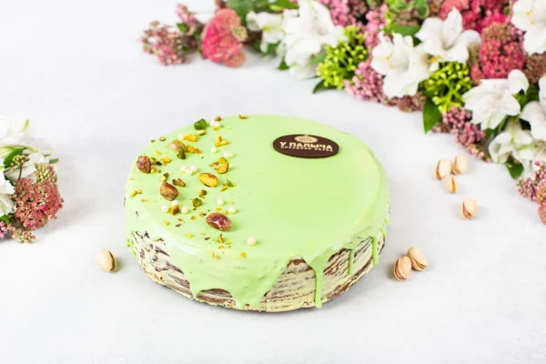 Торт блинный с фисташкой У Палыча 900 г — изображение 1