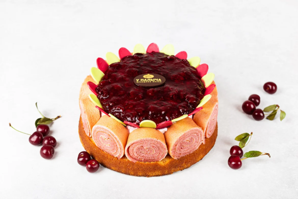 Торт Лесная ягода с вишней у Палыча 1450 г — изображение 1